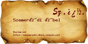 Szemerédi Ábel névjegykártya